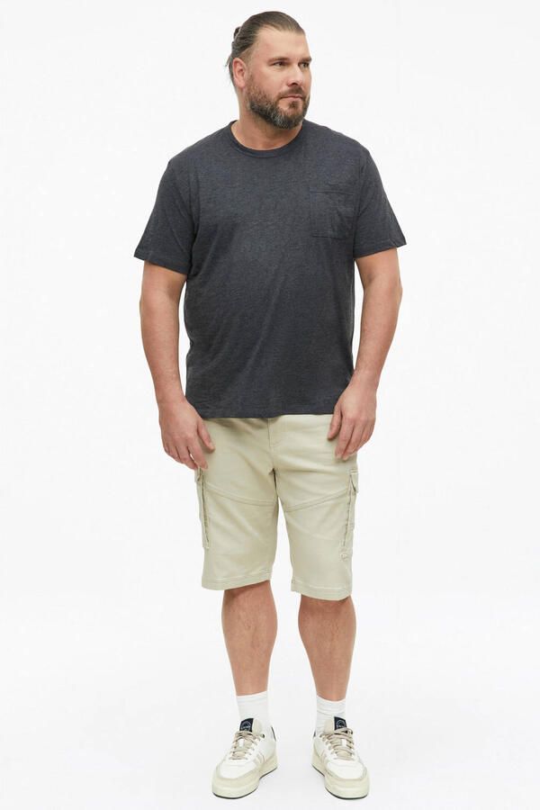 S.Oliver Big Size regular fit T-shirt antraciet - Foto 2