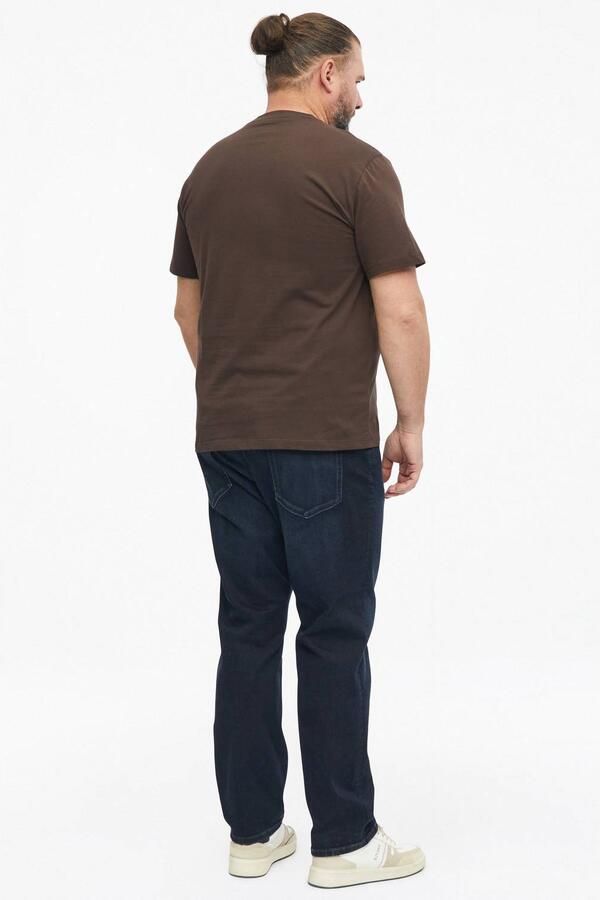 S.Oliver Big Size regular fit T-shirt donkerbruin - Foto 2