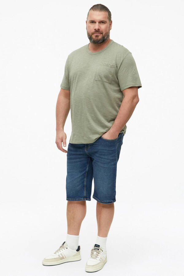 S.Oliver Big Size regular fit T-shirt kaki - Foto 2