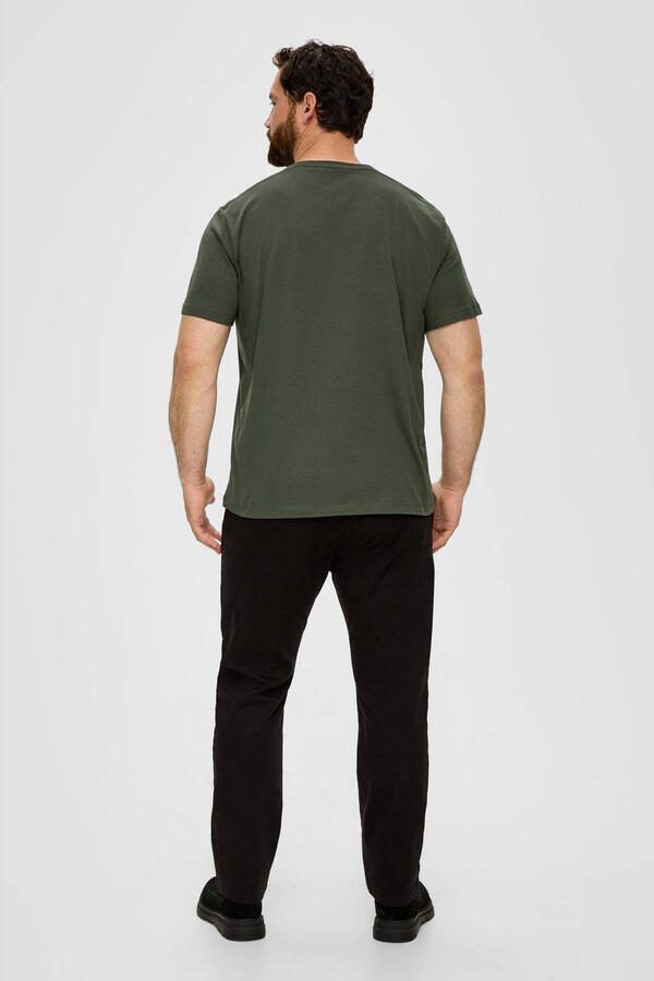 S.Oliver Big Size regular fit T-shirt Plus Size met printopdruk groen - Foto 3