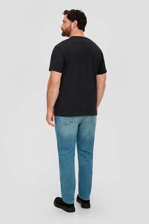 S.Oliver Big Size regular fit T-shirt Plus Size met printopdruk zwart - Foto 3