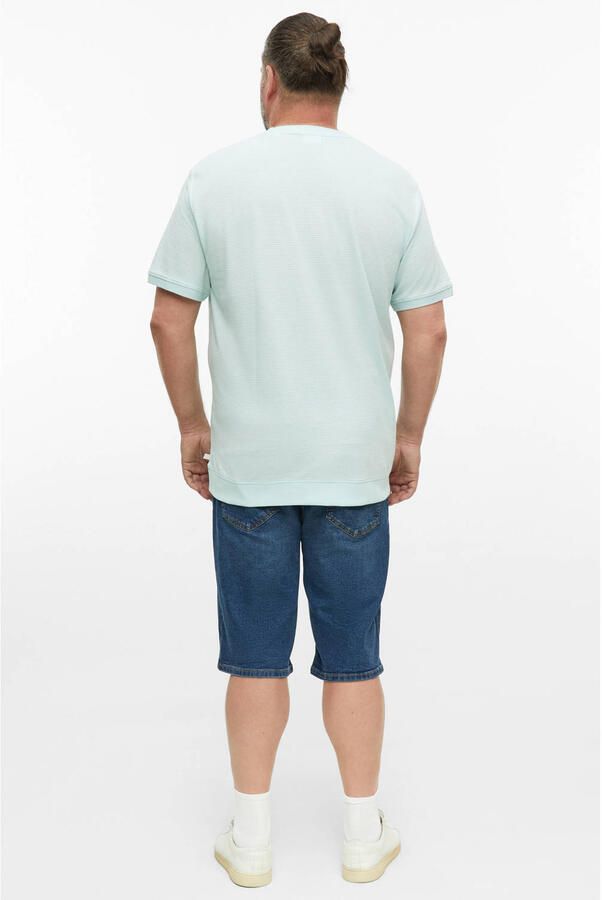 S.Oliver Big Size regular fit T-shirt turquoise - Foto 3