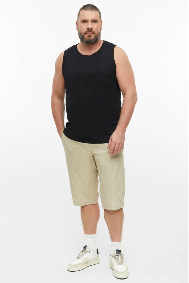 S.Oliver Big Size regular fit tanktop zwart - Foto 2