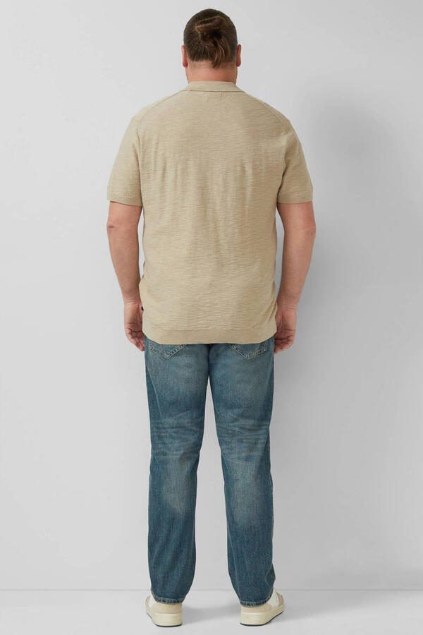 S.Oliver Big Size regular polo beige - Foto 3