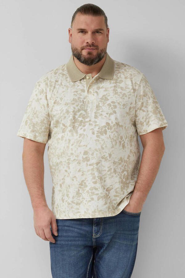 S.Oliver Big Size regular polo beige