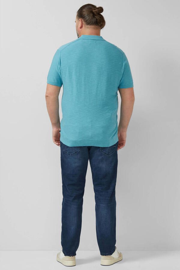 S.Oliver Big Size regular polo blauw - Foto 2