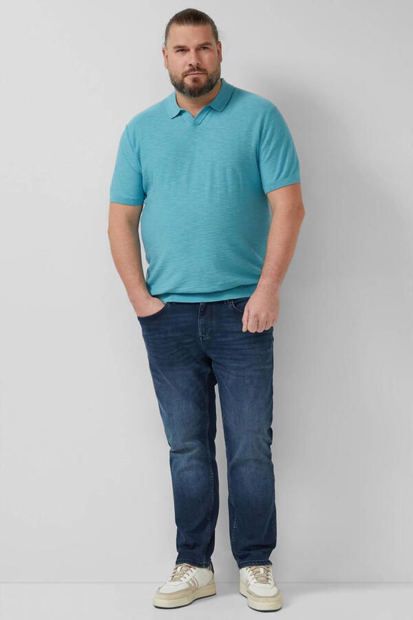 S.Oliver Big Size regular polo blauw - Foto 3