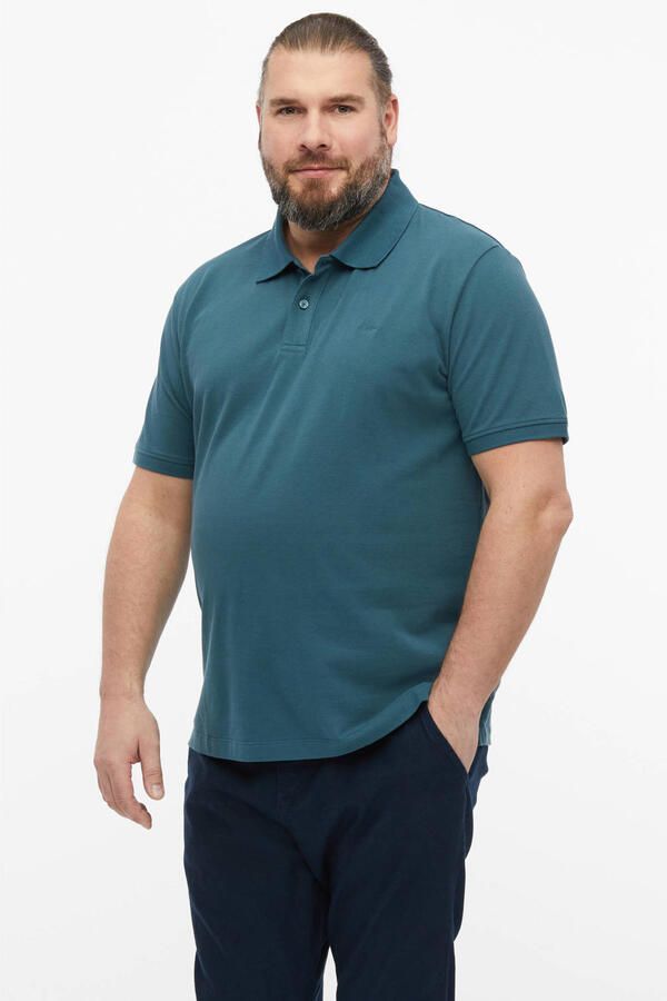 S.Oliver Big Size regular polo blauw