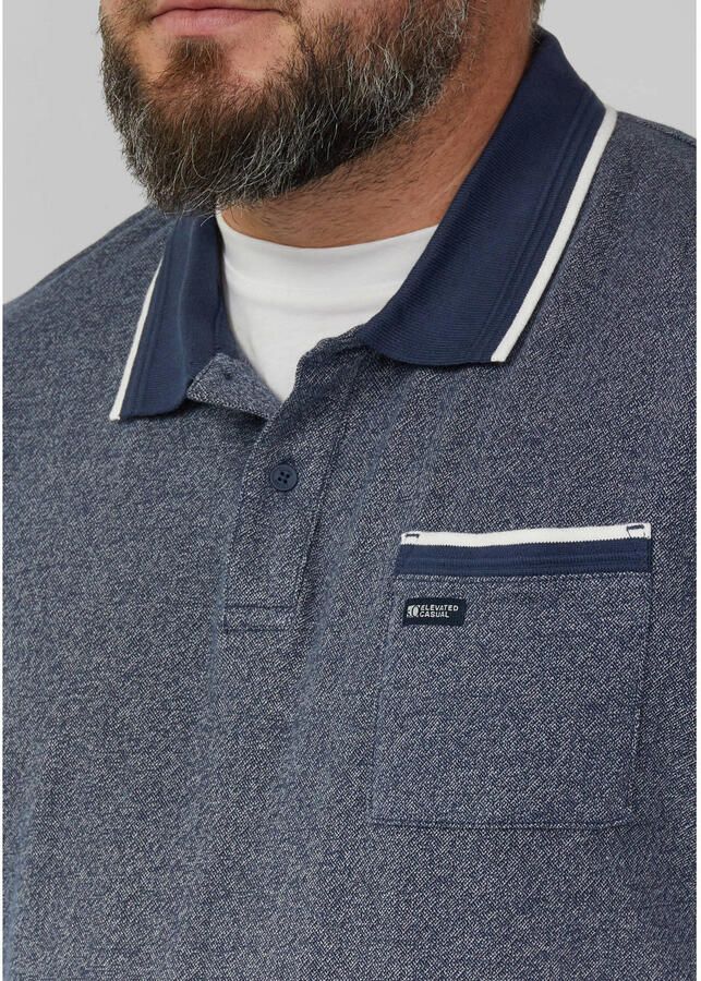 S.Oliver Big Size regular polo donkerblauw - Foto 2