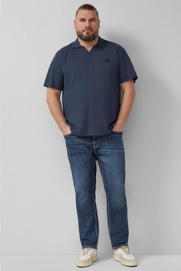 S.Oliver Big Size regular polo donkerblauw - Foto 2