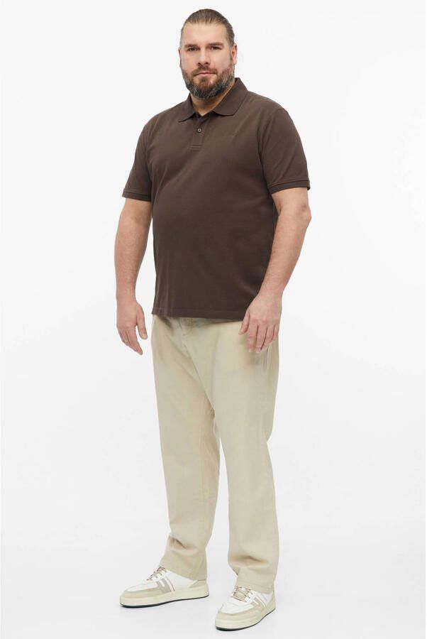 S.Oliver Big Size regular polo donkerbruin - Foto 2