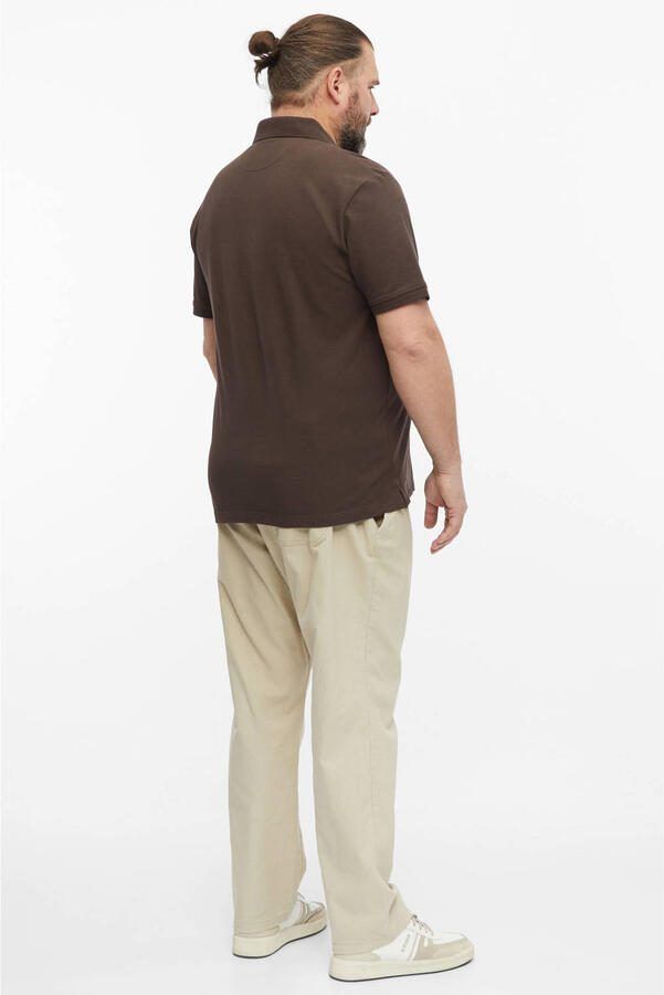 S.Oliver Big Size regular polo donkerbruin - Foto 3