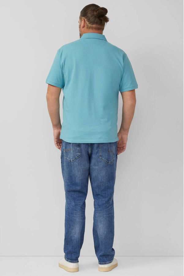 S.Oliver Big Size regular polo Plus Size turquoise - Foto 3