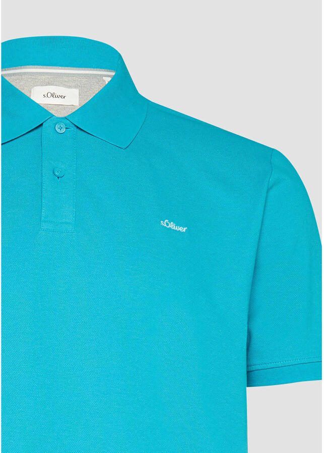 S.Oliver Big Size regular polo turquoise