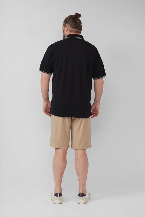 S.Oliver Big Size regular polo zwart - Foto 3