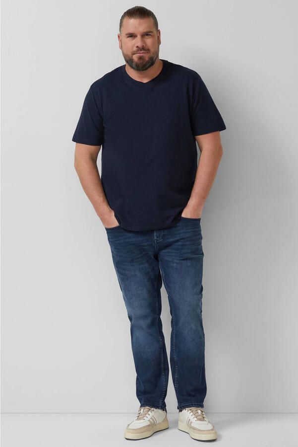 S.Oliver Big Size regular T-shirt donkerblauw - Foto 3