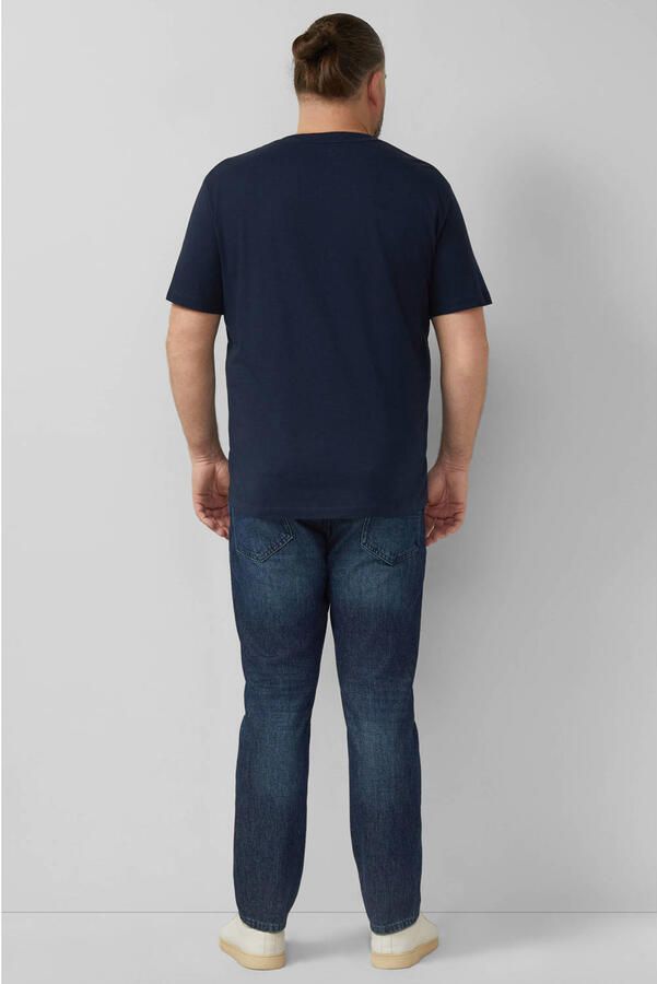 S.Oliver Big Size regular T-shirt donkerblauw - Foto 2