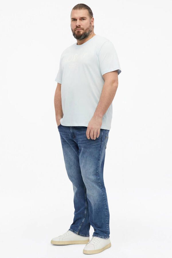 S.Oliver Big Size regular T-shirt lichtblauw - Foto 3
