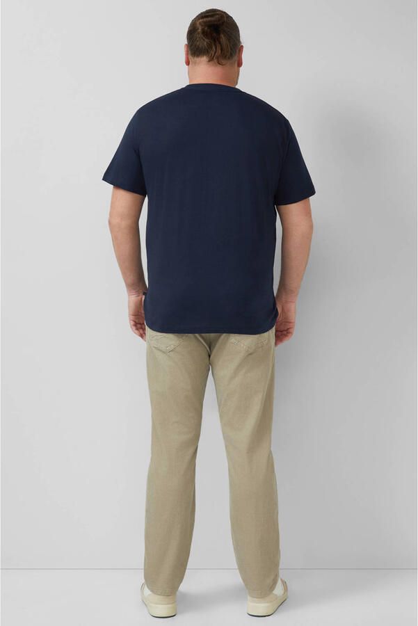 S.Oliver Big Size regular T-shirt Plus Size donkerblauw - Foto 2