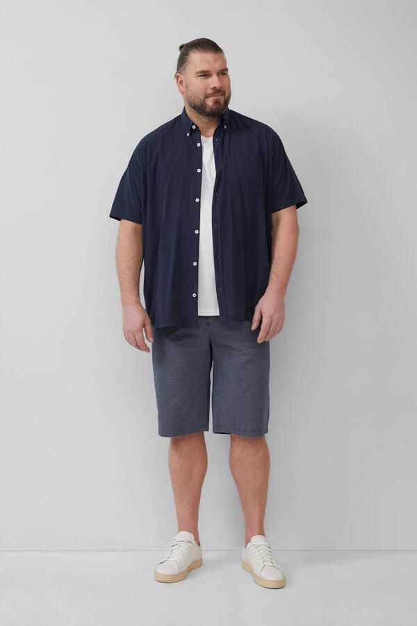 S.Oliver Big Size relaxed bermuda short donkerblauw - Foto 2