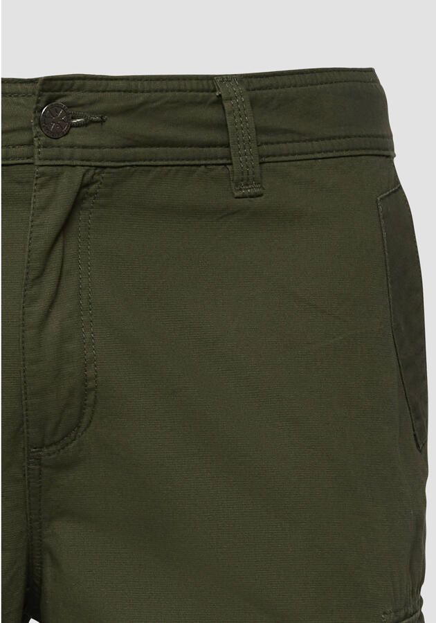 S.Oliver Big Size relaxed cargo short donkergroen - Foto 2