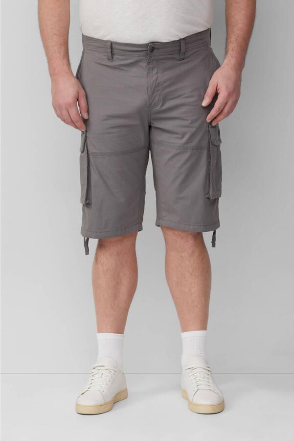 S.Oliver Big Size relaxed cargo short grijs