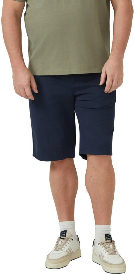 S.Oliver Big Size relaxed chino short donkerblauw