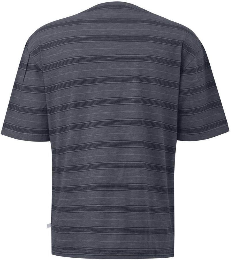 S.Oliver Big Size relaxed fit gestreept T-shirt marine