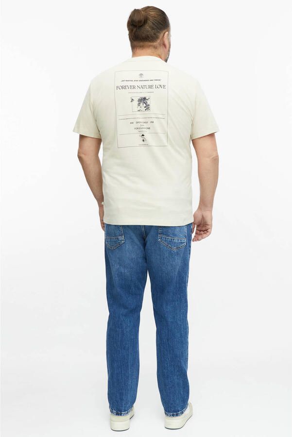 S.Oliver Big Size relaxed fit T-shirt met backprint ecru - Foto 2