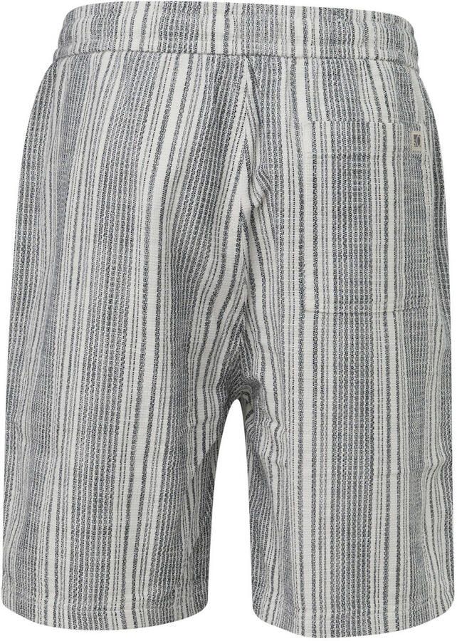 S.Oliver Big Size straight gestreepte casual short donkerblauw - Foto 2