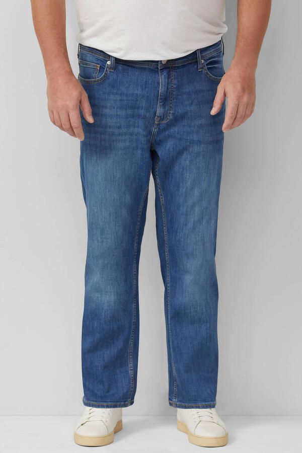 S.Oliver Big Size straight leg jeans blauw