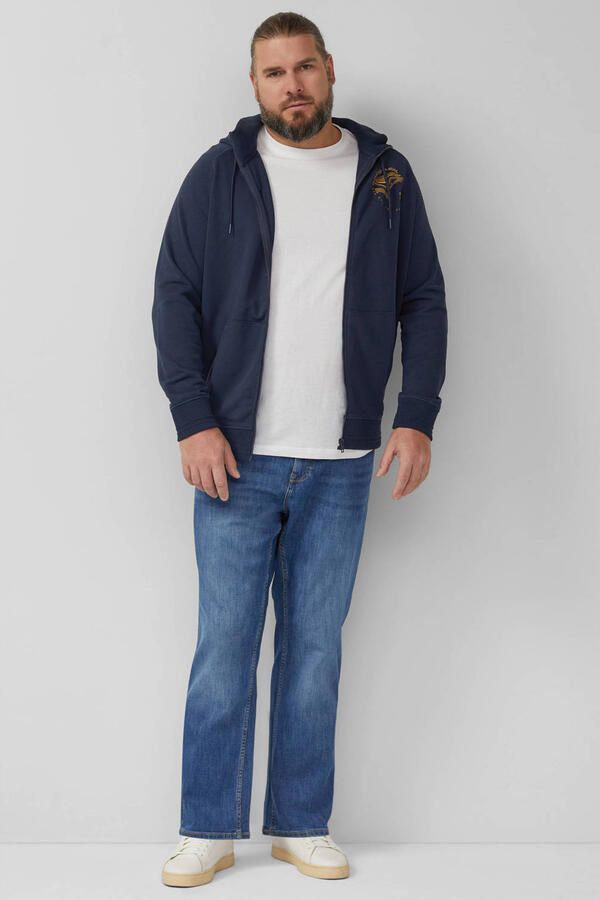 S.Oliver Big Size straight leg jeans blauw - Foto 3