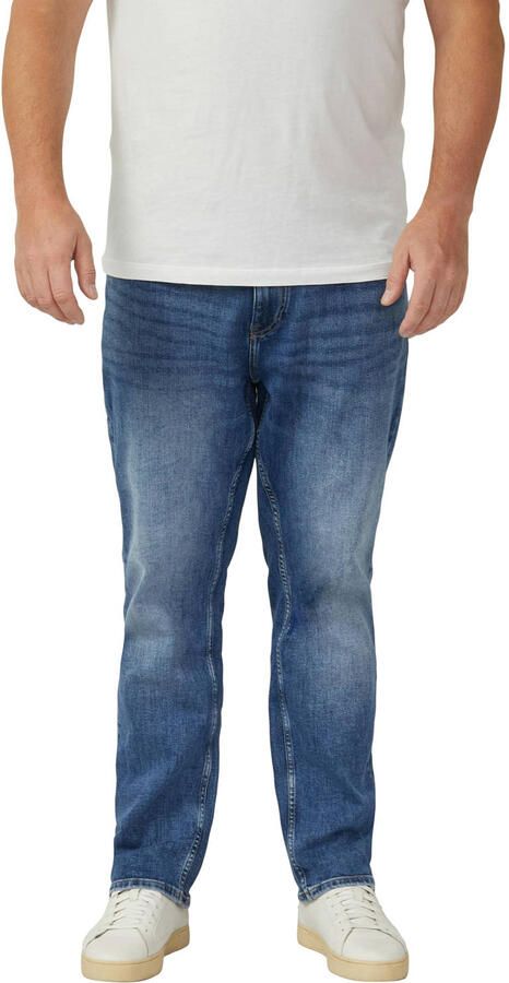 S.Oliver Big Size straight leg jeans dark blue denim
