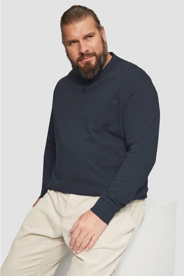S.Oliver Big Size sweater donkerblauw