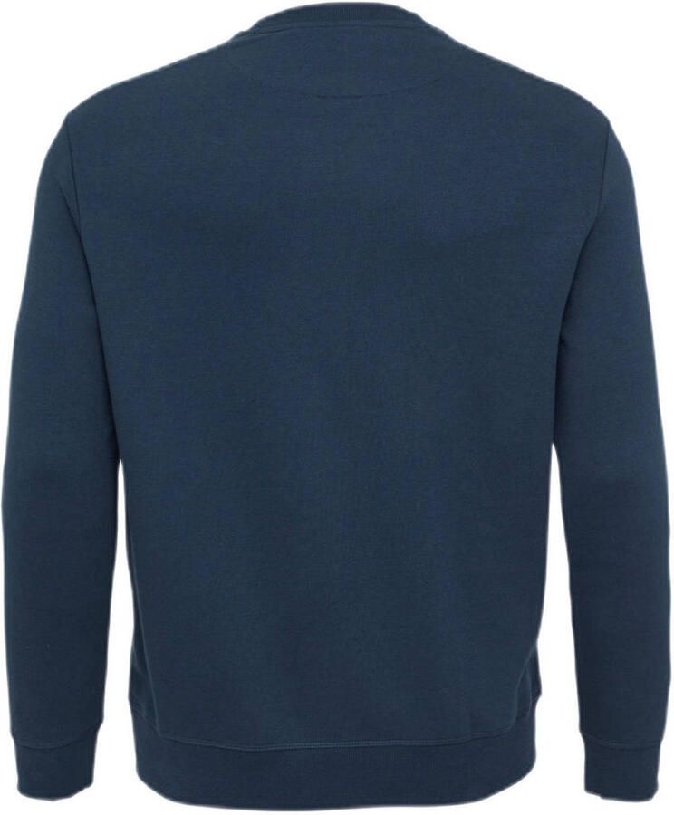 S.Oliver Big Size sweater donkerblauw