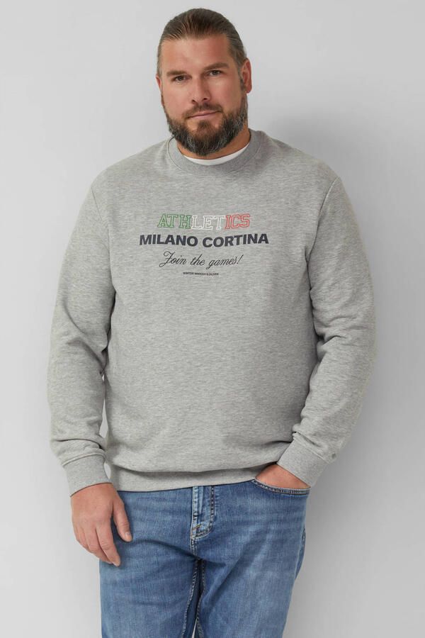 S.Oliver Big Size sweater grijs