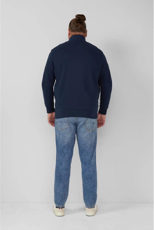 S.Oliver Big Size sweatvest donkerblauw - Foto 2