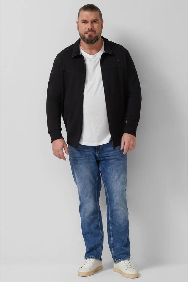 S.Oliver Big Size sweatvest zwart - Foto 3