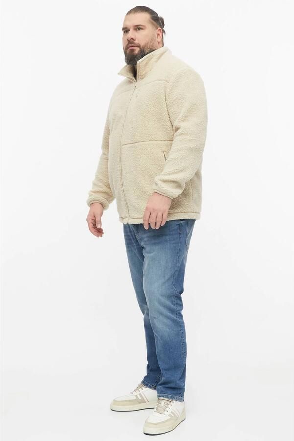 S.Oliver Big Size teddy jas beige - Foto 3