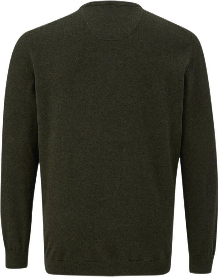 S.Oliver Big Size trui Plus Size met logo donkergroen - Foto 2