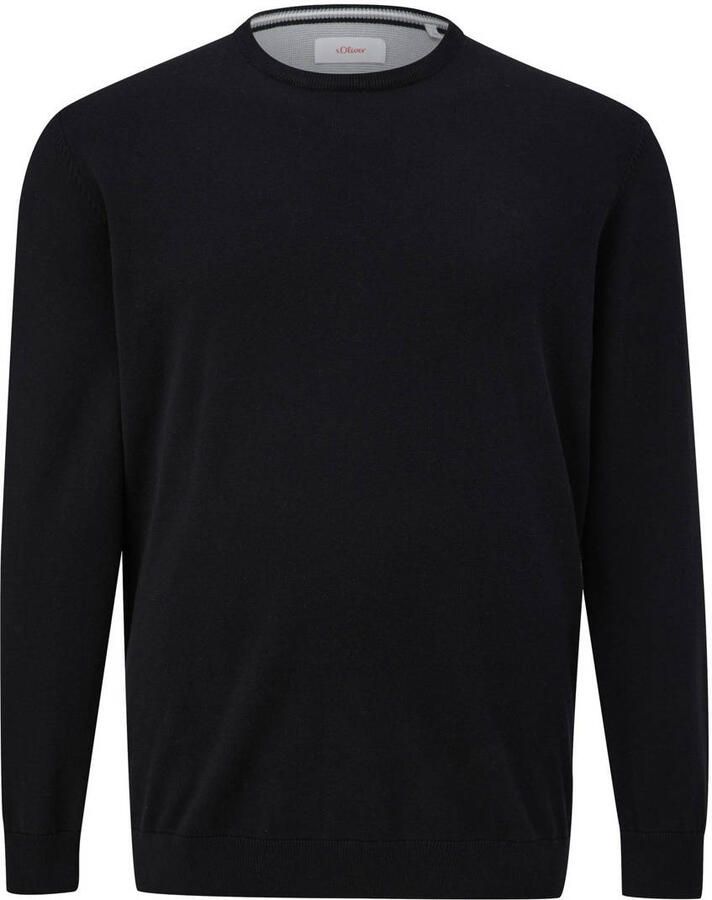 S.Oliver Big Size trui Plus Size zwart