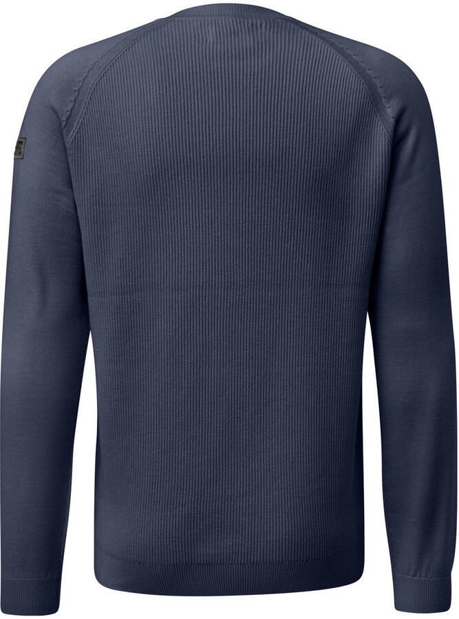 S.Oliver Big Size trui rib gebreid donkerblauw - Foto 2