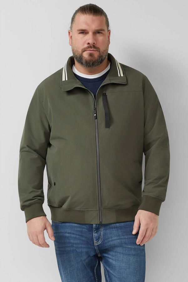 S.Oliver Big Size tussenjas Plus Size donkergroen
