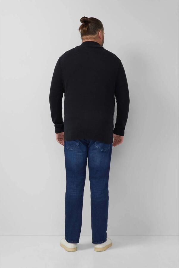 S.Oliver Big Size vest gebreid zwart - Foto 3