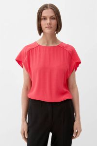S.Oliver BLACK LABEL blousetop van viscose roze