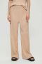 S.Oliver BLACK LABEL high waist regular fit broek met textuur zand - Thumbnail 1