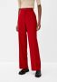 S.Oliver BLACK LABEL high waist wide leg palazzo broek rood - Thumbnail 1