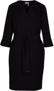 S.Oliver BLACK LABEL Mini-jurk met tuniekhals (set 2-delig Met een afneembare riem)