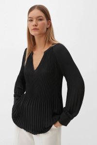 S.Oliver BLACK LABEL Blouse met lange mouwen dames blouses