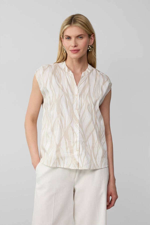 S.Oliver BLACK LABEL Blouse met korte mouwen met print all-over